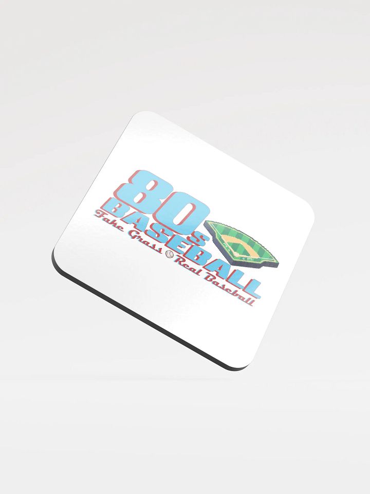 '80s Baseball Cork Coaster product image (1)