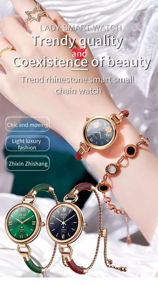 2024 Women Ladies Smart Watch Bluetooth Smartwatch Fitness Bracelet for Girls product image (2)