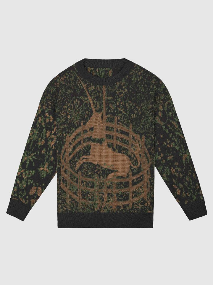 Unicorn In Captivity Knitted Crewneck Sweater product image (1)