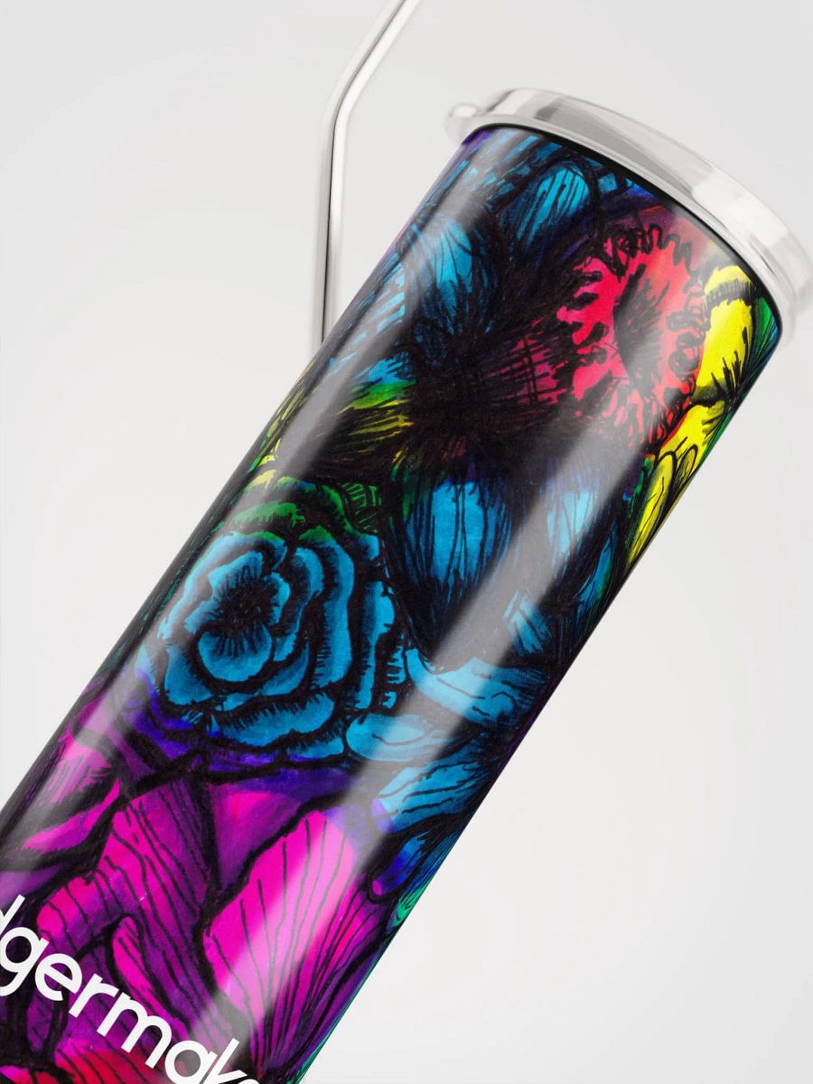 BadgerMakes Tie-dye 20oz Tumbler w/ Straw product image (5)