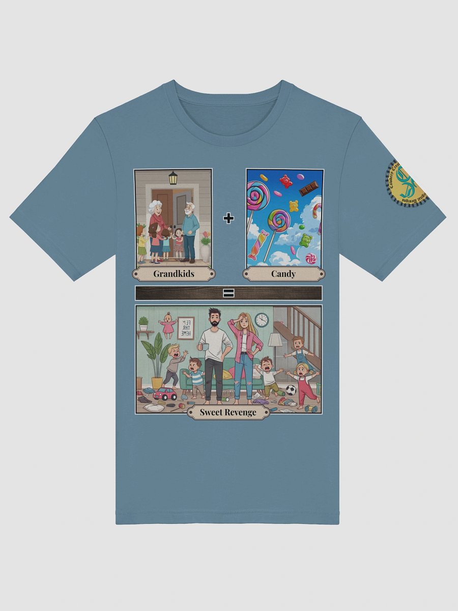 Grandkids + Candy = Sweet Revenge (Both) Bella+Canvas Supersoft T-Shirt Colors (3) product image (5)