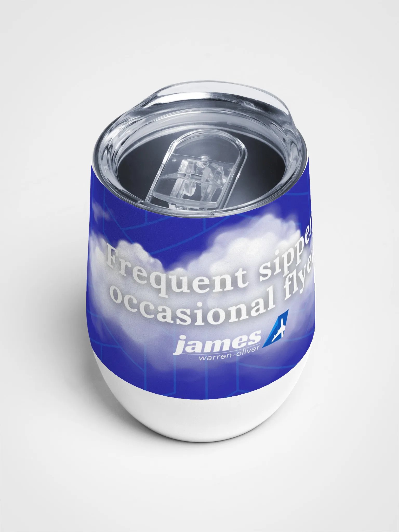 🍷 Frequent Sipper, Occasional Flyer - Traveller’s Wine Tumbler product image (5)