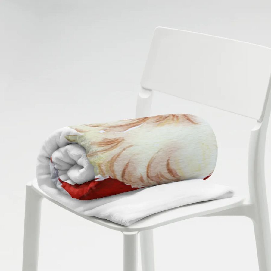Cheerful Santa Throw Blanket product image (6)