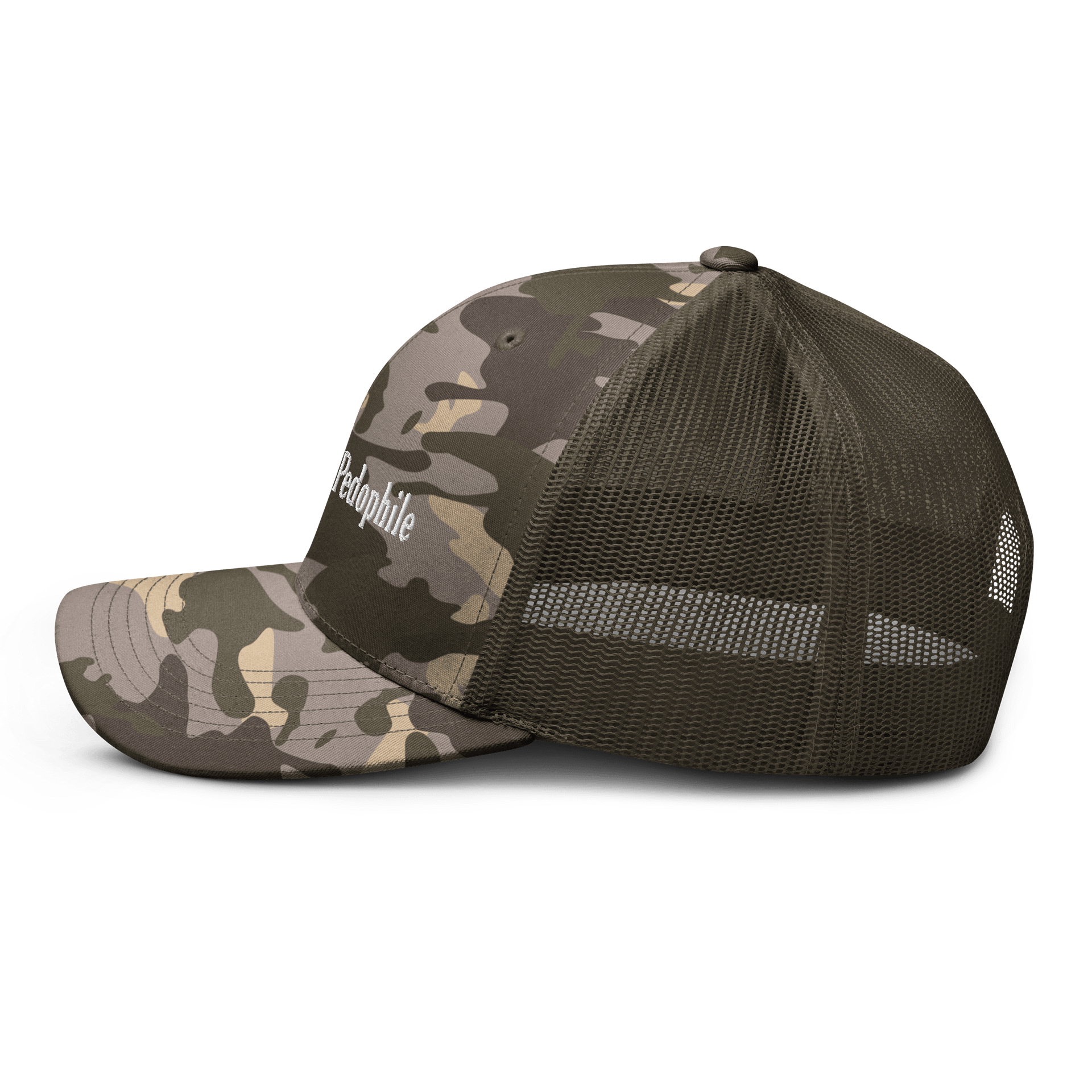 Trump is a Pedo Camo Trucker Hat product image (3)