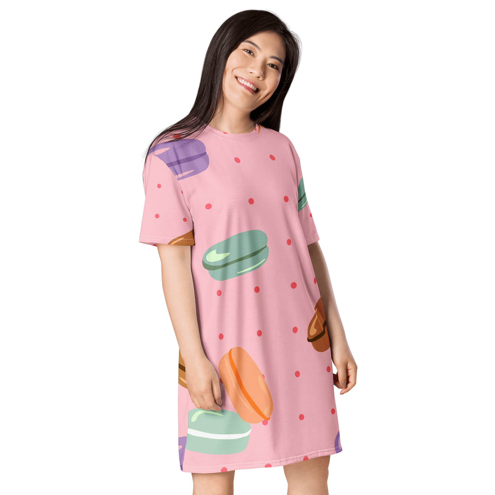 Macaron Madness All-Over T-Shirt Dress product image (4)