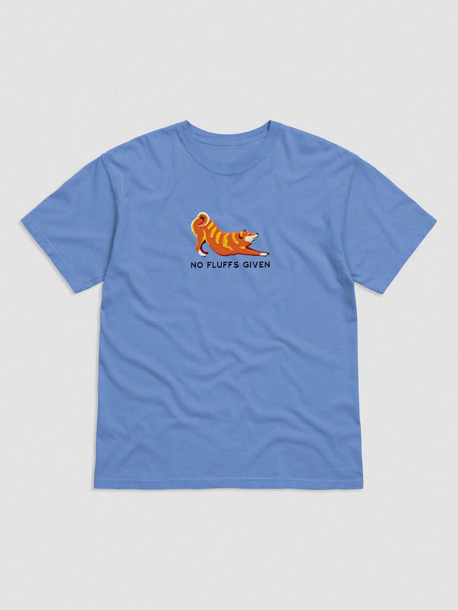 No Fluffs Given T-Shirt(Embroidered) of a Shiba Inu product image (4)