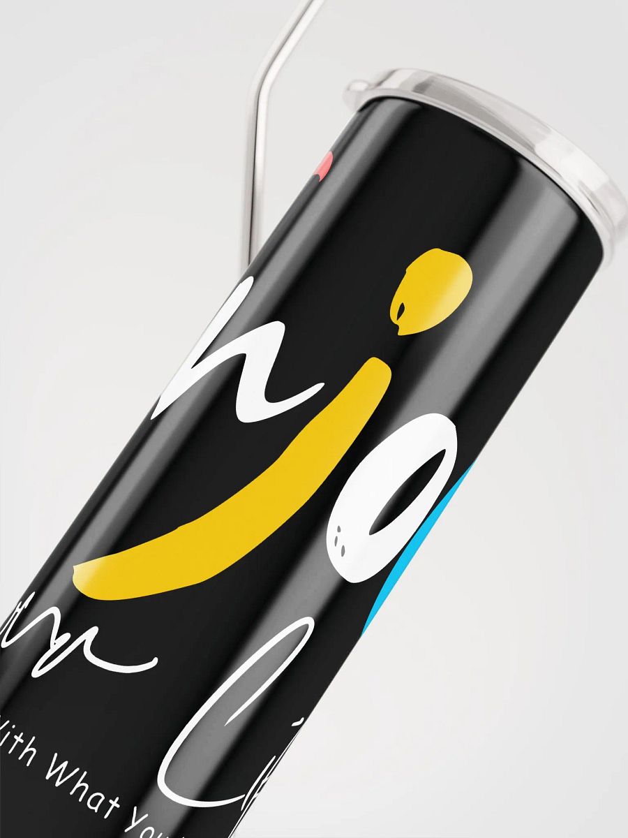 Enjoy Your Life Black Stainless Steel Tumbler product image (5)