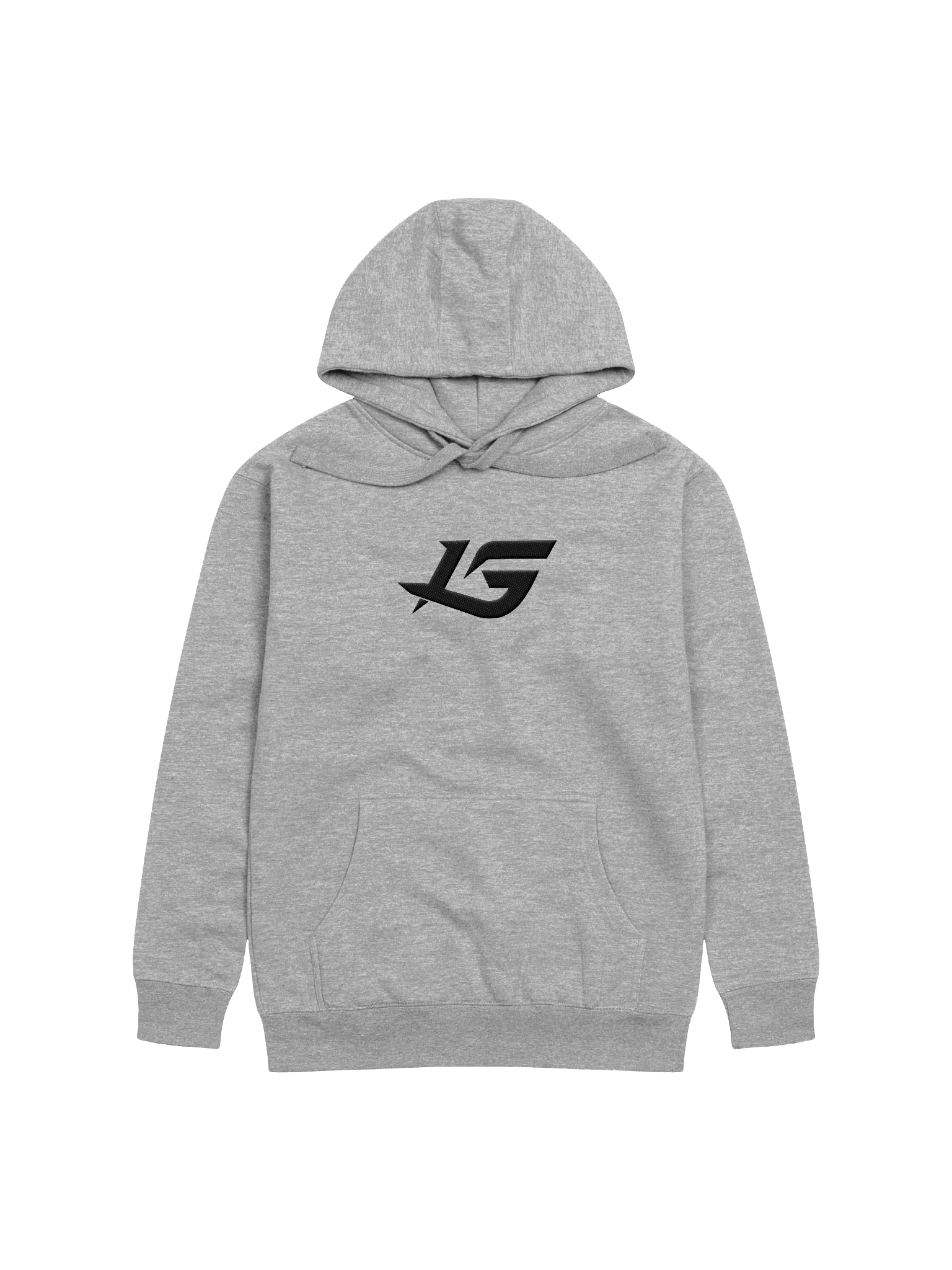 Luminon Logo Embroidered Hoodie - Gray product image (1)