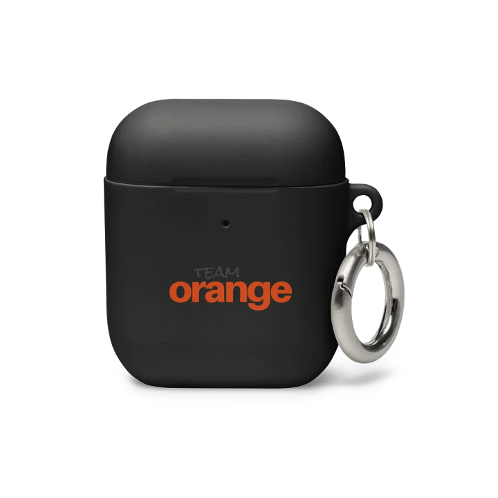 Team Orange Airpods Case product image (1)