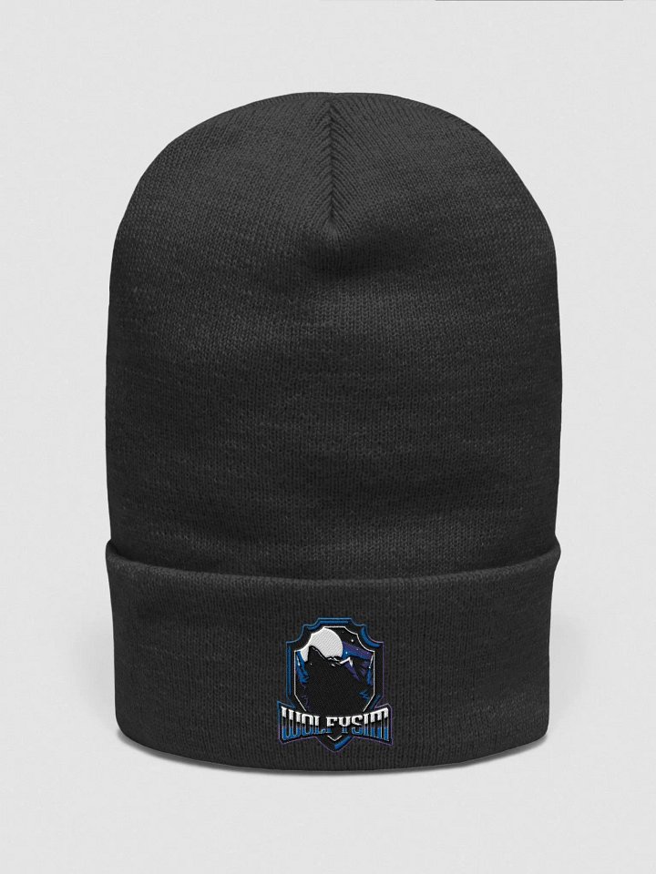 Howling Wolf Cuffed Beanie product image (5)