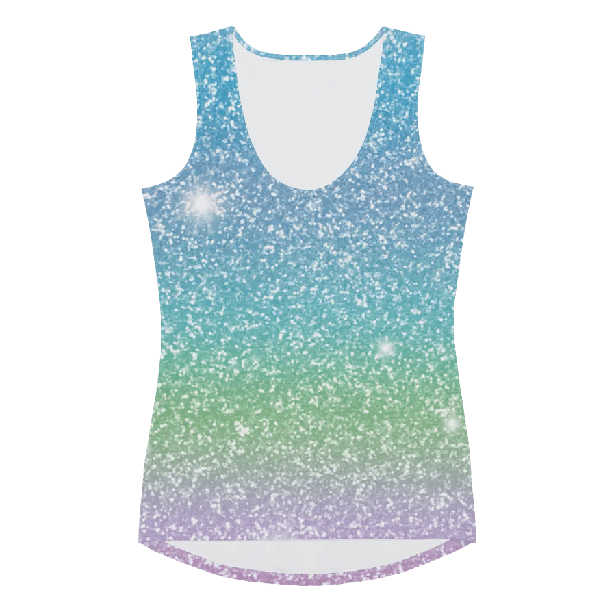 Glitter Unicorn Texture Design Tank Top (7) product image (3)