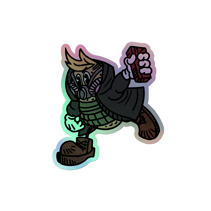 Agitater Spud Buddy Holographic Sticker product image (2)