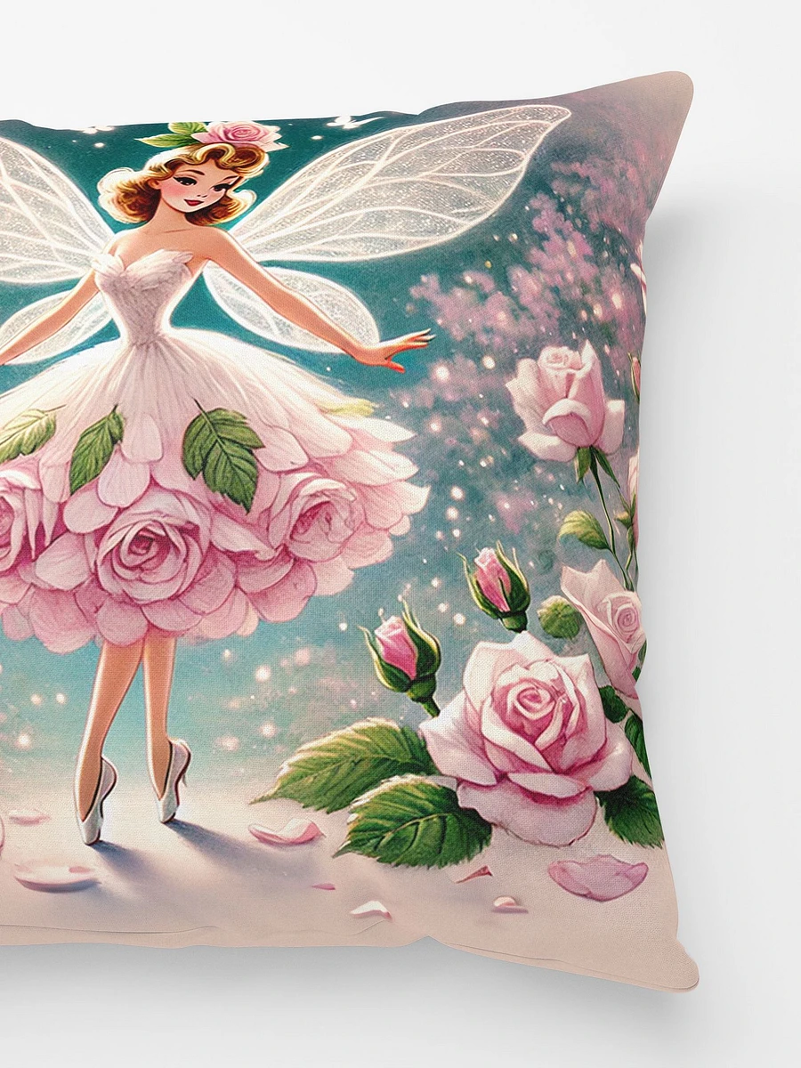 Pink Rose Fairy Garden Enchantment Pillow product image (3)