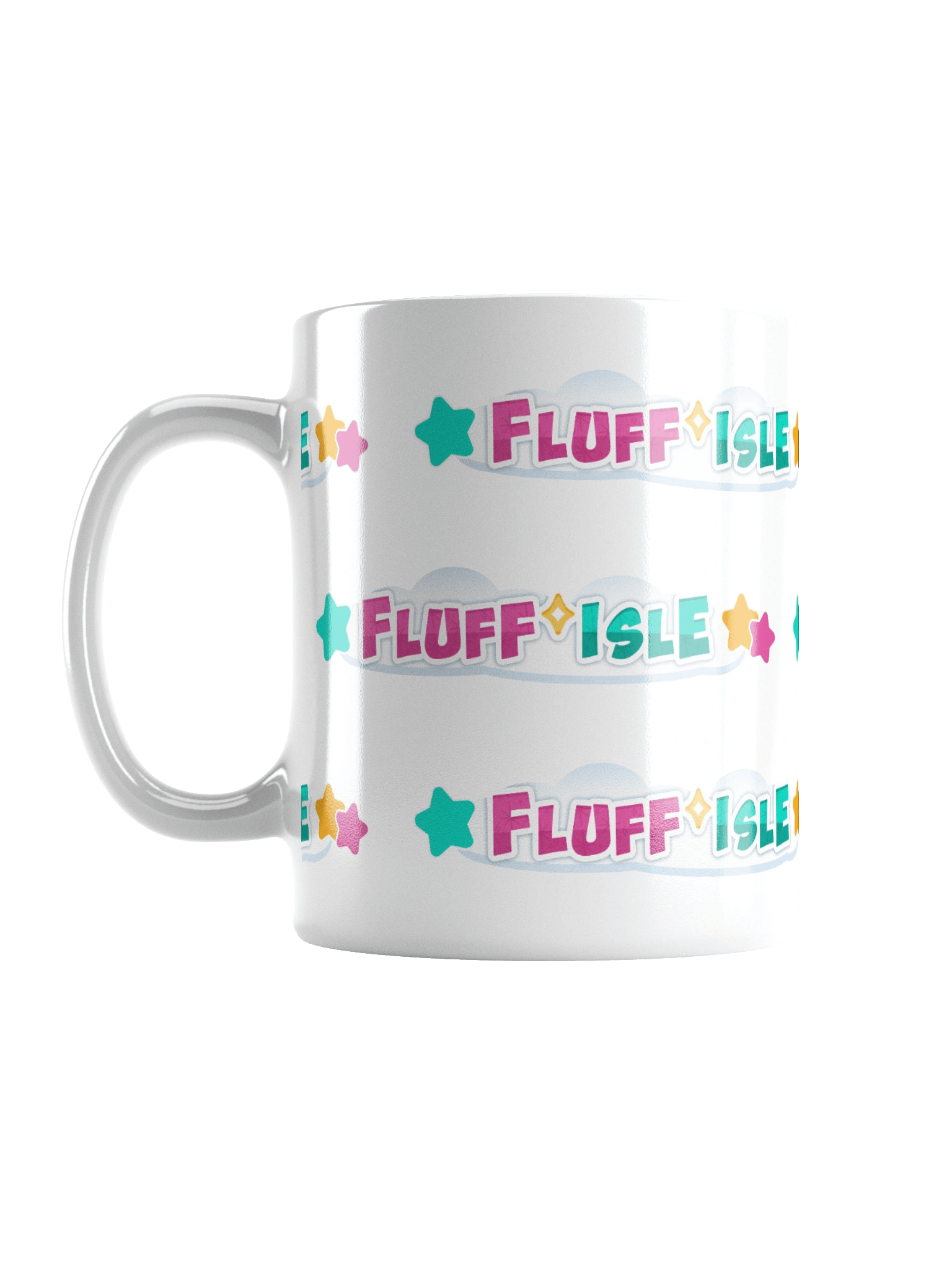Fluff'isle multi logo Mug product image (1)