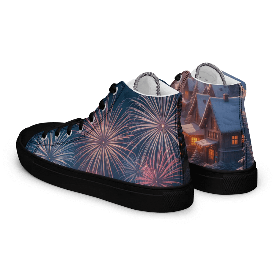 New Years Frosty Night Retro High Tops product image (4)