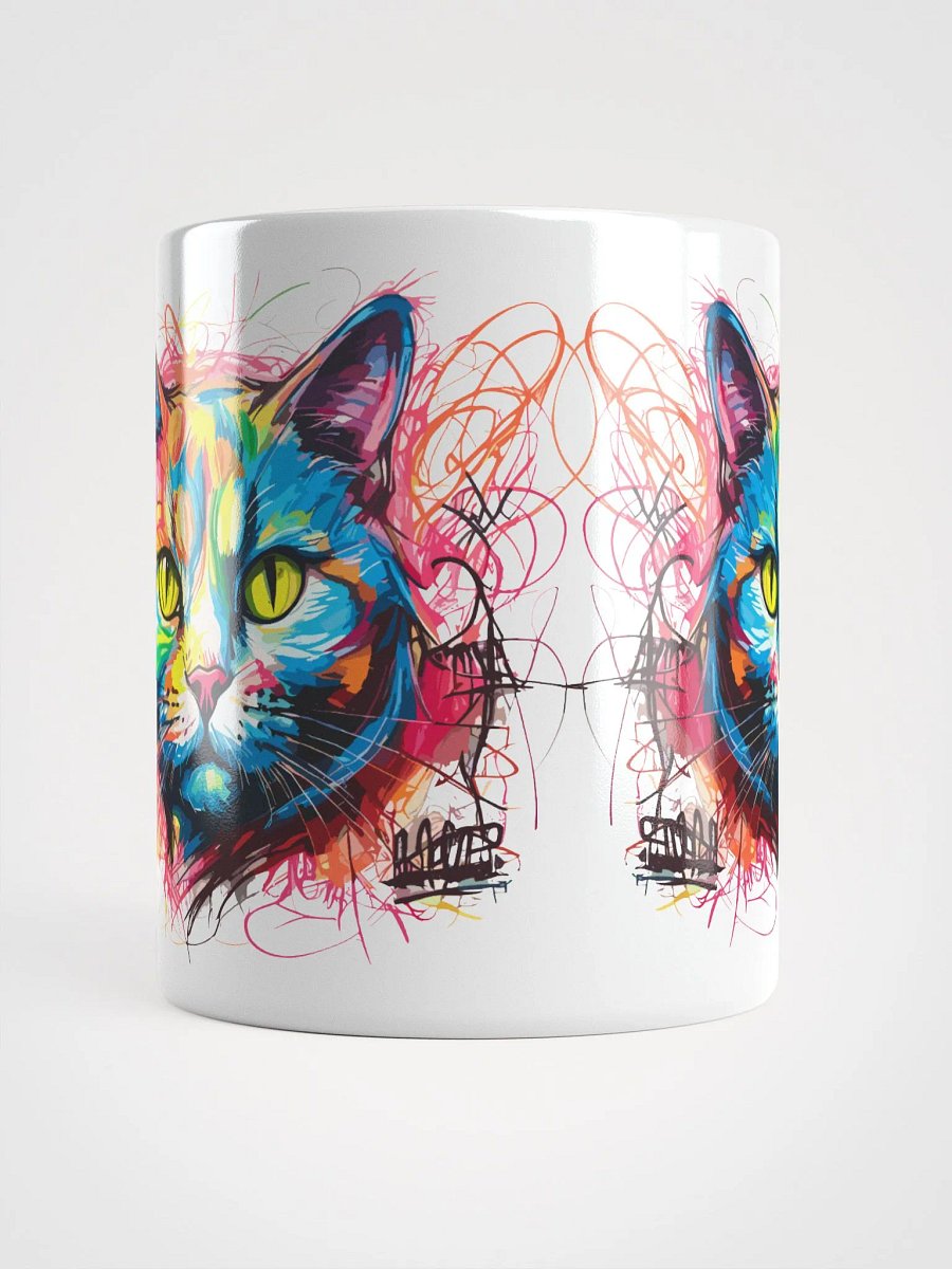 Graffiti Scribbles Cat 2 , Mug product image (9)