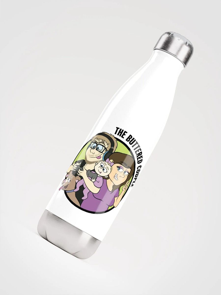 Buttered Couple Logo Steel Bottle product image (4)