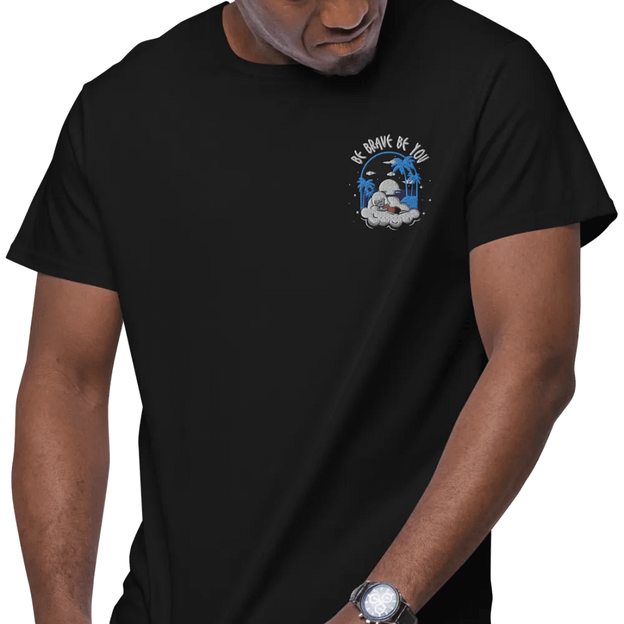 Cloudy Night BBBY Premium Cotton T-Shirt Embroidered product image (5)