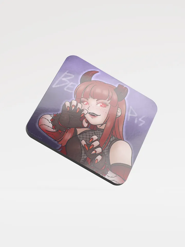 Demonic Glossed Cork Coaster product image (1)
