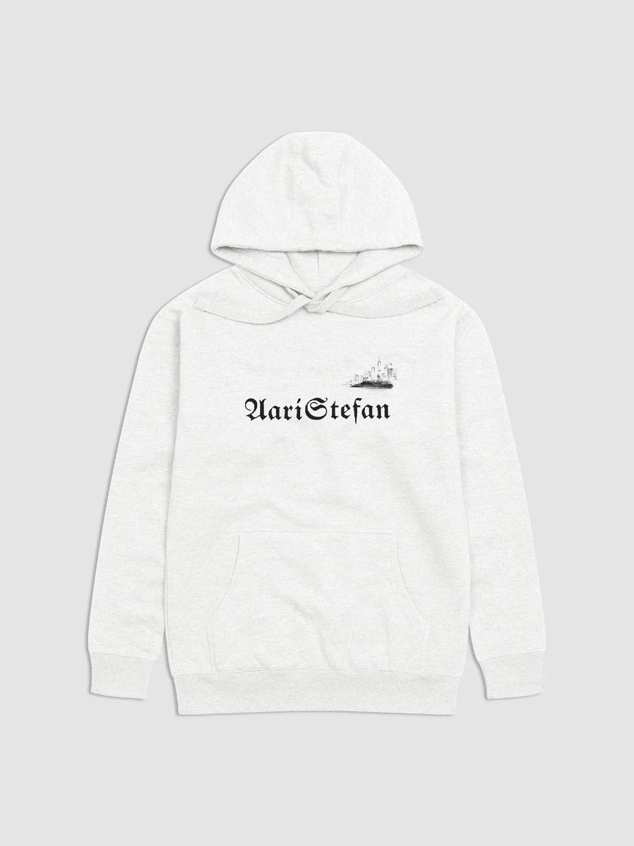 White Cotton Unisex Premium Hoodie product image (1)