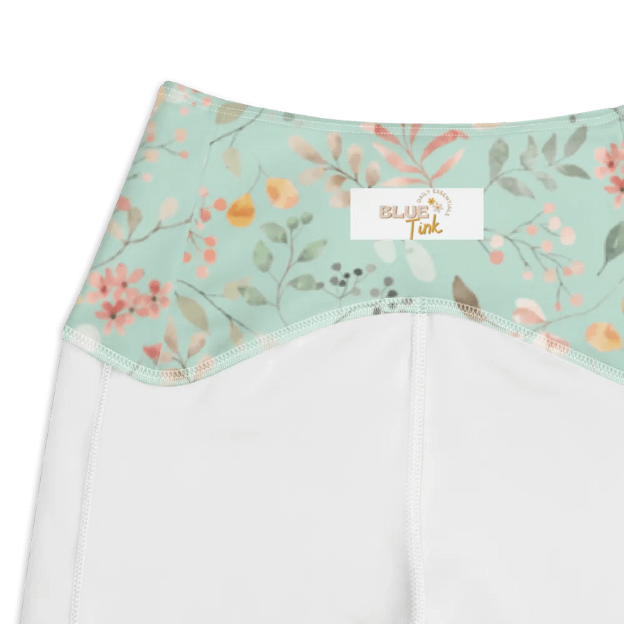 Floral Bliss Crossover Leggings with Pockets product image (3)