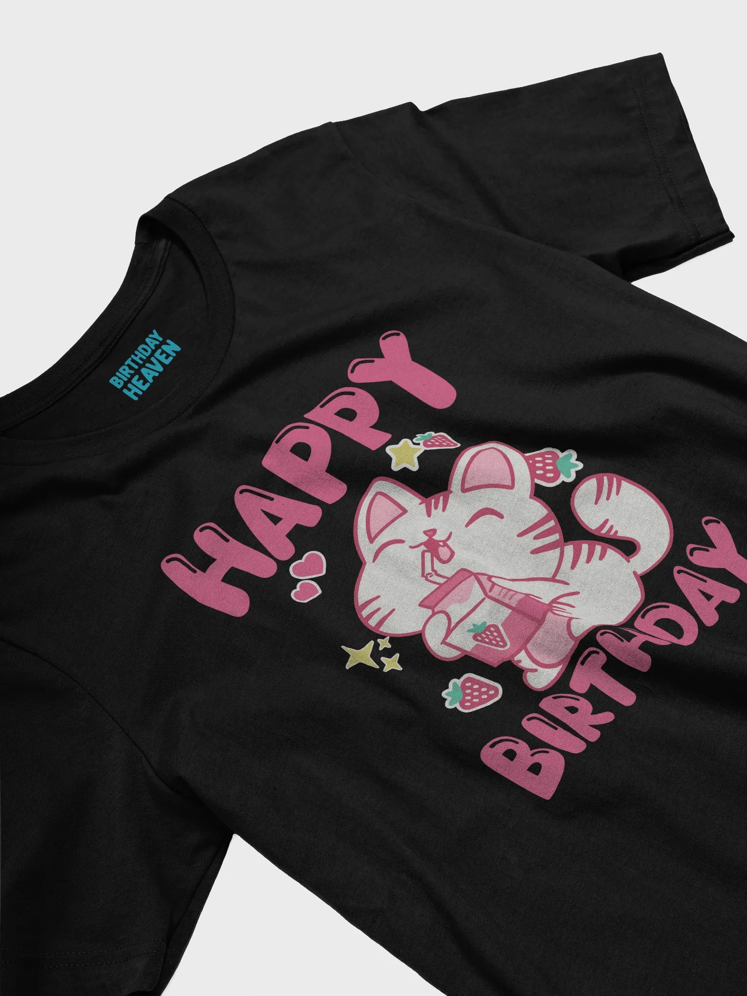 Happy Birthday (Cat Strawberry) T-Shirt product image (3)
