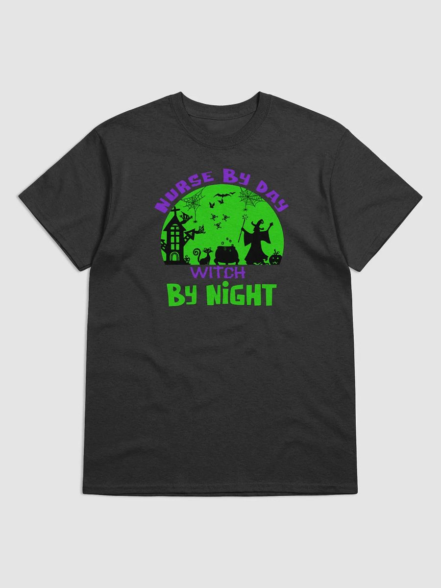 Nurse Witch Tee: Spooky & Cute Halloween Style T-Shirt product image (1)