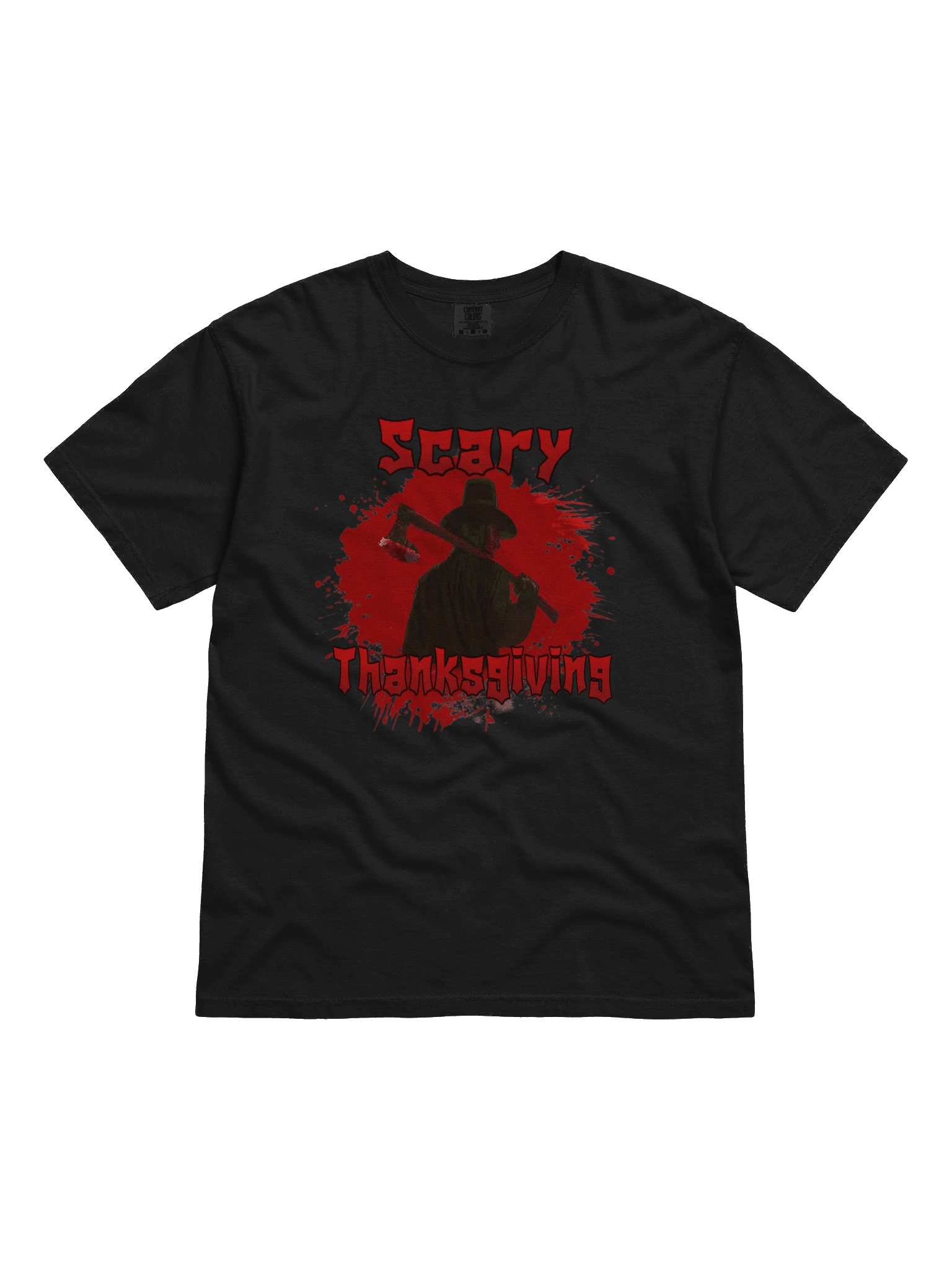 Scary Thanksgiving Axe Blood Splatter T-Shirt product image (4)
