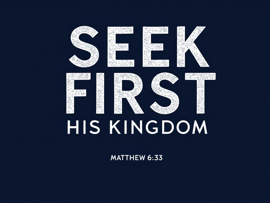Seek First His Kingdom Christian Tumbler | Matthew 6:33 product image (3)