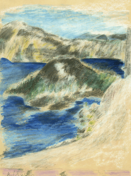 Crater Lake, OR 1986 print product image (1)