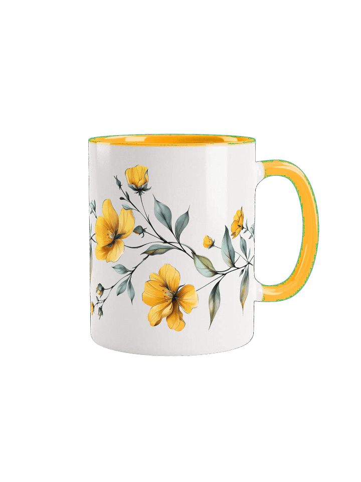 Yellow Blossom Bliss Ceramic Mug product image (1)
