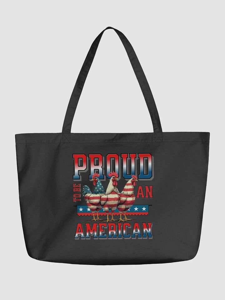 Proud To Be An American Rooster Patriotic Pride Tote product image (2)