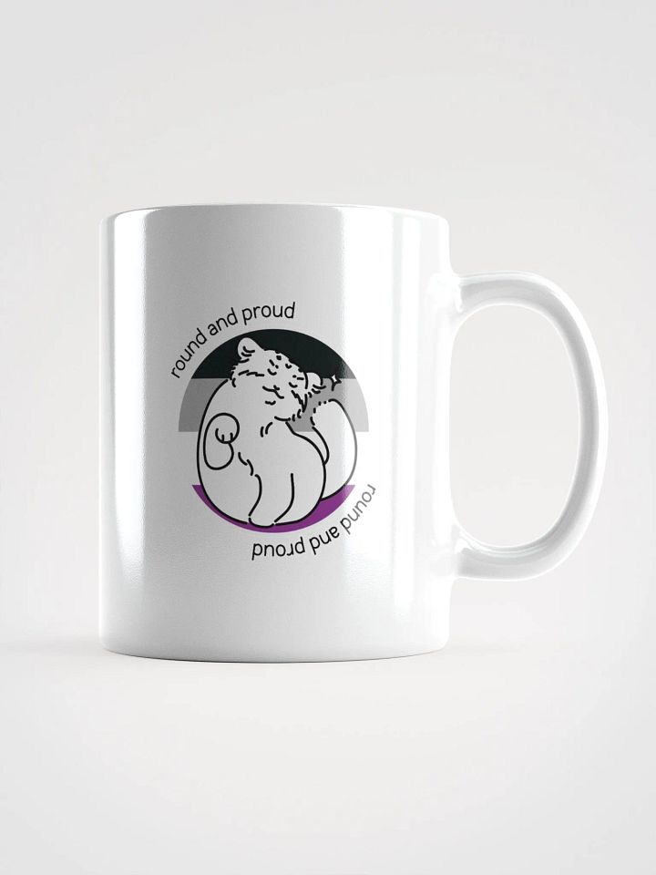 Round and Proud Manul Asexual Version - White Mug product image (3)