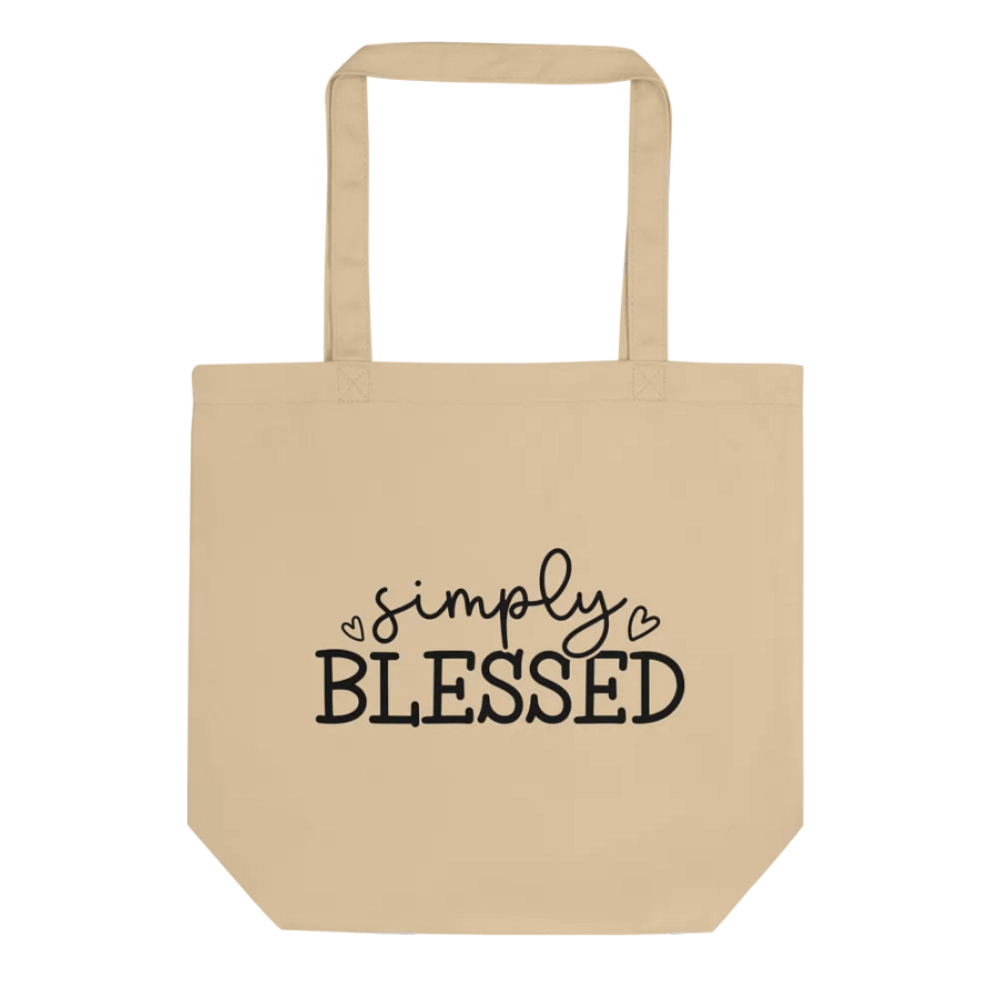 Organic Cotton Statement Tote Bag product image (1)