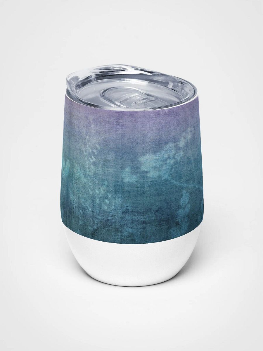 Blue Wildflowers Wine Tumbler product image (5)