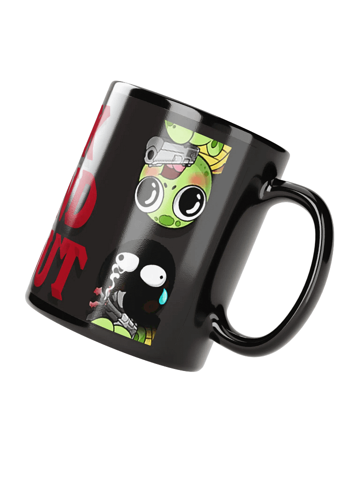 WOMBLE'S F AROUND BLACK MUG product image (3)