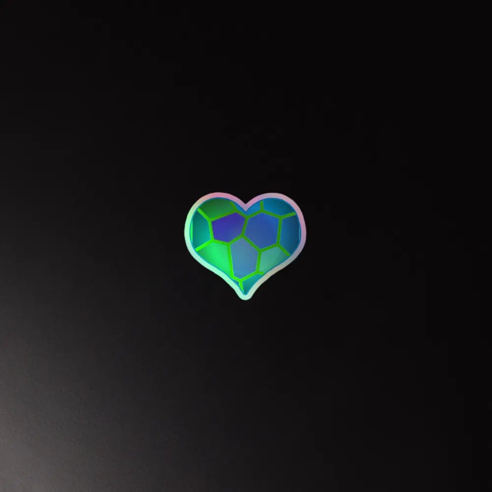 DiesmaHeart Mint Kiss-Cut Holo Sticker product image (2)