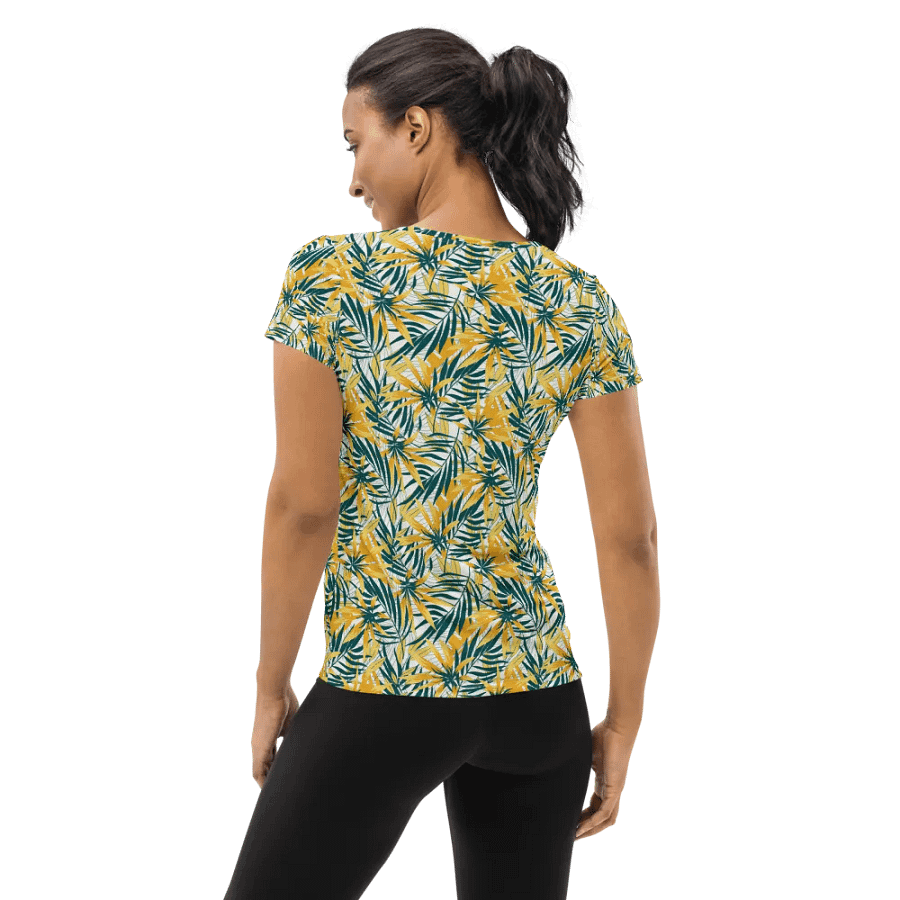 Tropical Summer | Women's Athletic T-Shirt product image (3)