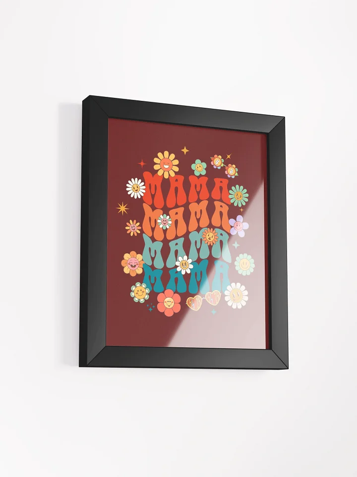 Retro Mama Floral Framed Poster product image (2)