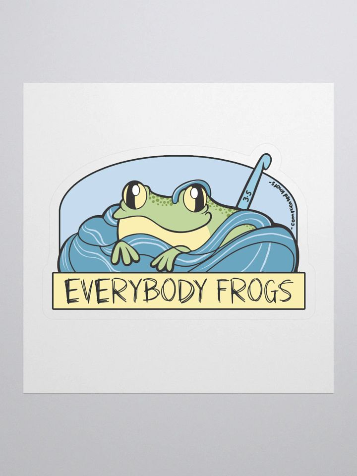 Everybody Frogs Kiss Cut Stickers product image (2)