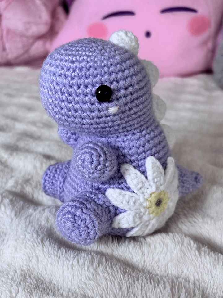 Liora 🌼- Chubby Daisy Dinosaur Plushie product image (2)