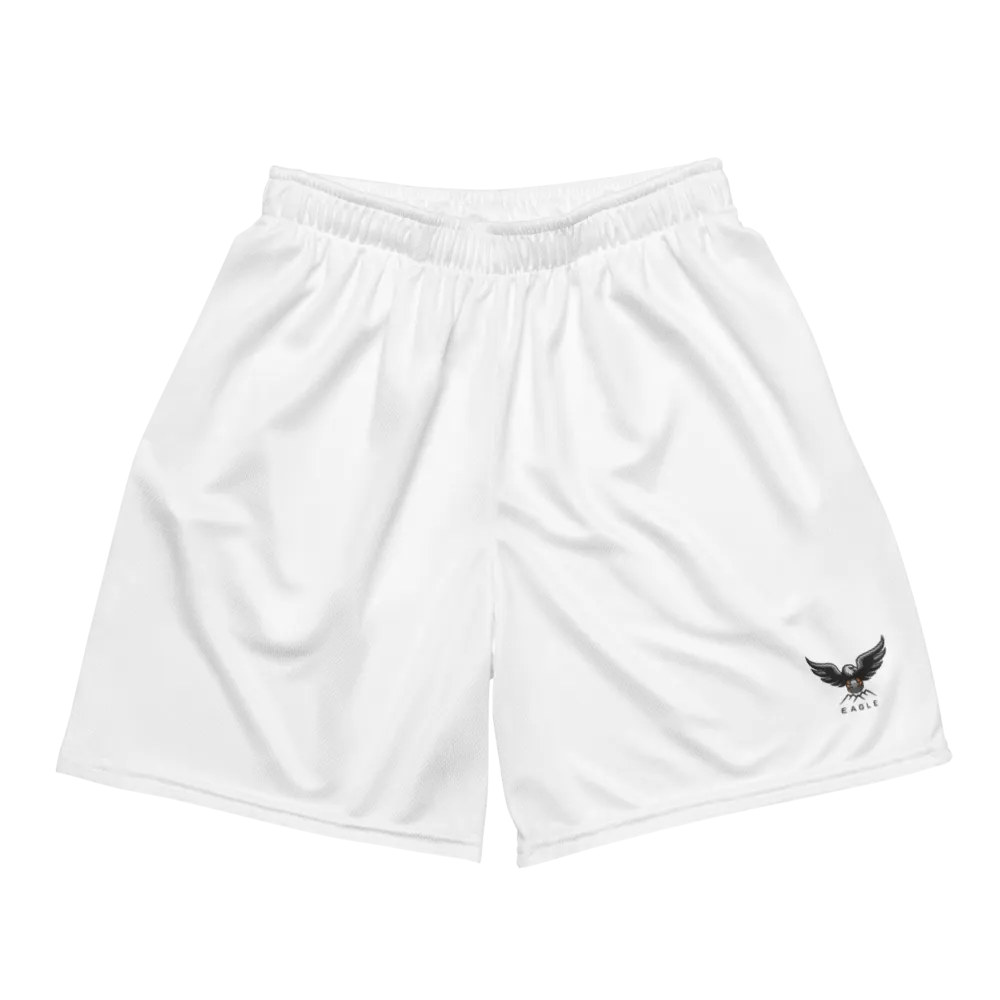 Zenith Eco-Friendly All-Over Print Recycled Mesh Shorts - White, 2XS-6XL product image (2)