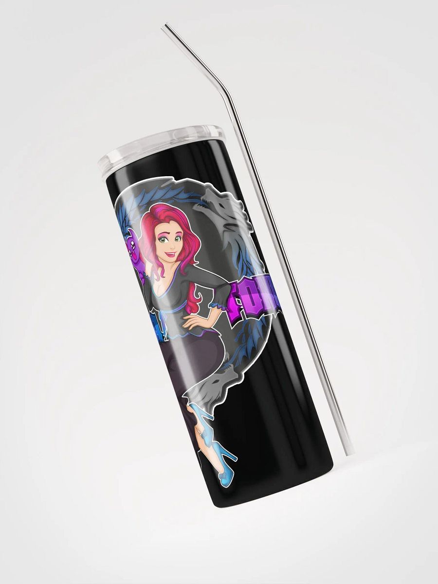 Stainless Steel Tumbler with Straw - Logo 2 product image (5)