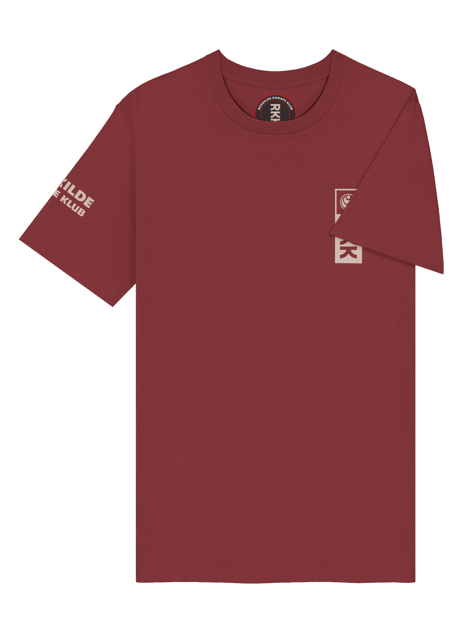 Red Organic Cotton T-Shirt, Unisex, RKK Logo product image (6)