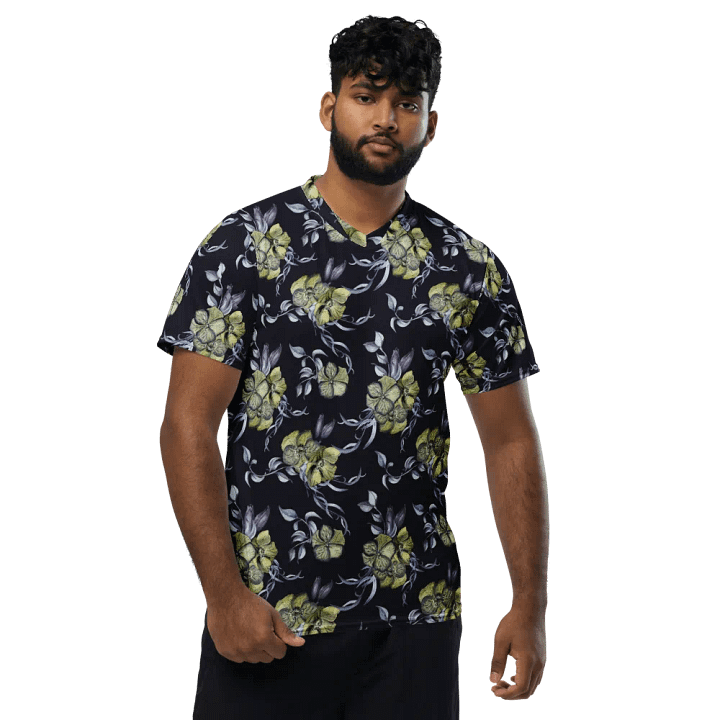 Gothic Flower | Recycled Unisex Sports Jersey product image (1)