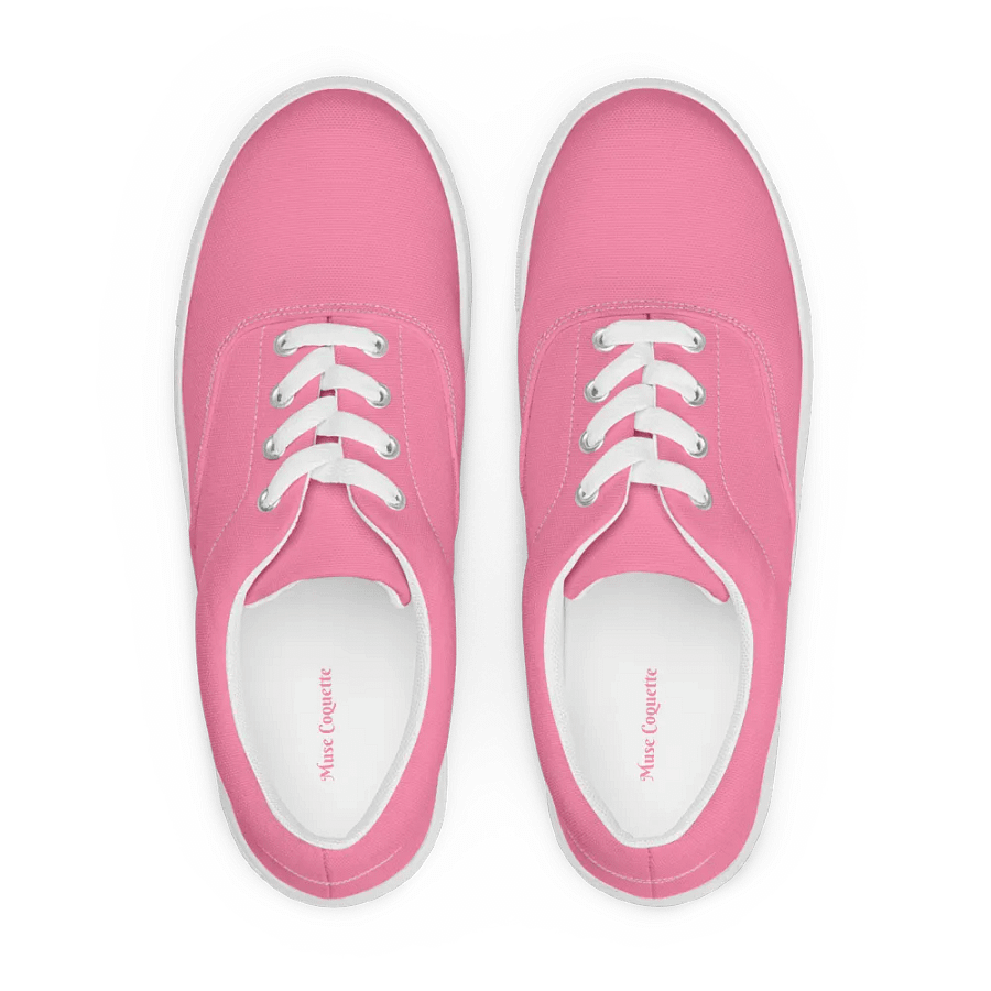 Muse Coquette Lace-Up Canvas Shoes (Marshmallow) product image (2)