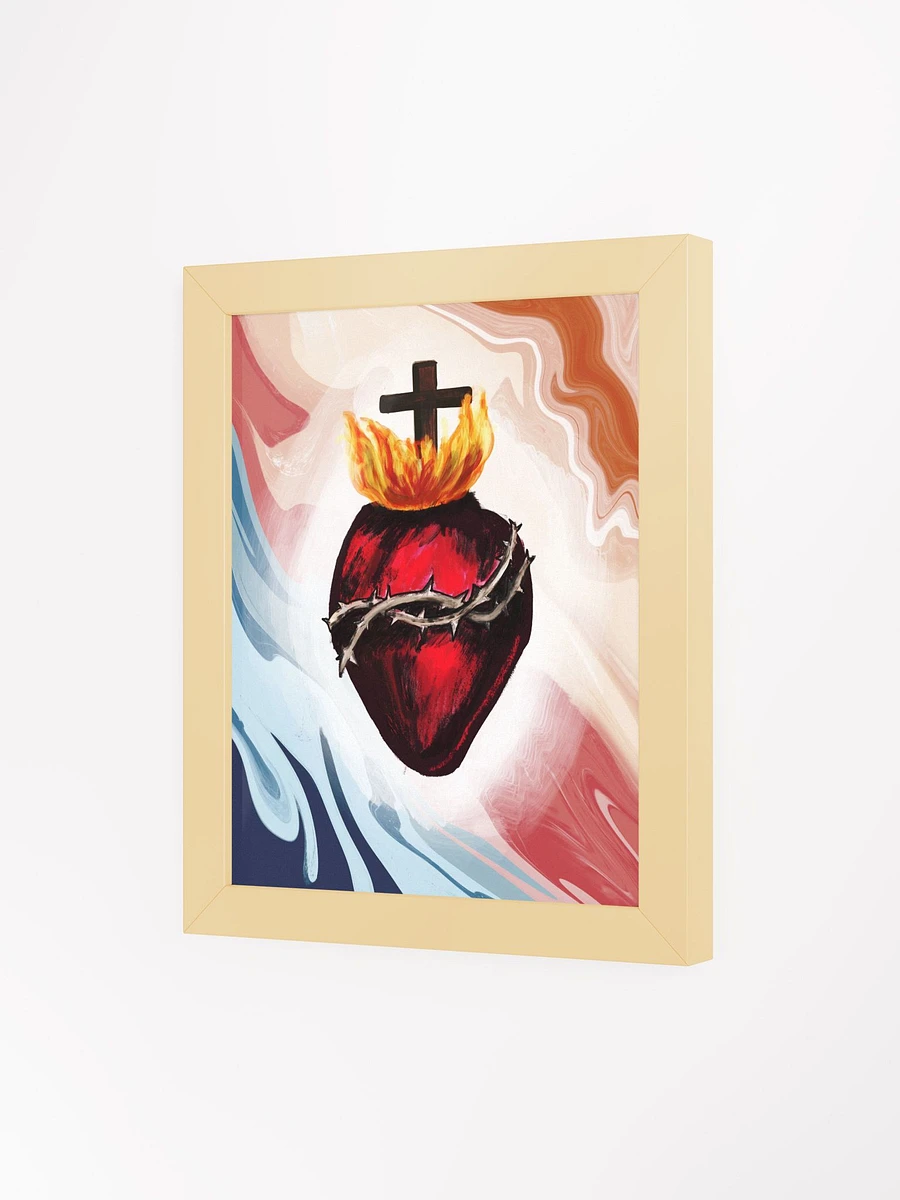 Sacred Heart of Divine Mercy Framed Print product image (4)