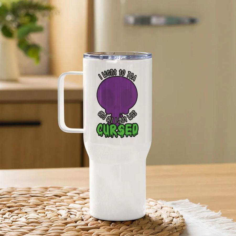All I Got Was Cursed - Demon Hunter - Travel Mug w/Handle product image (10)