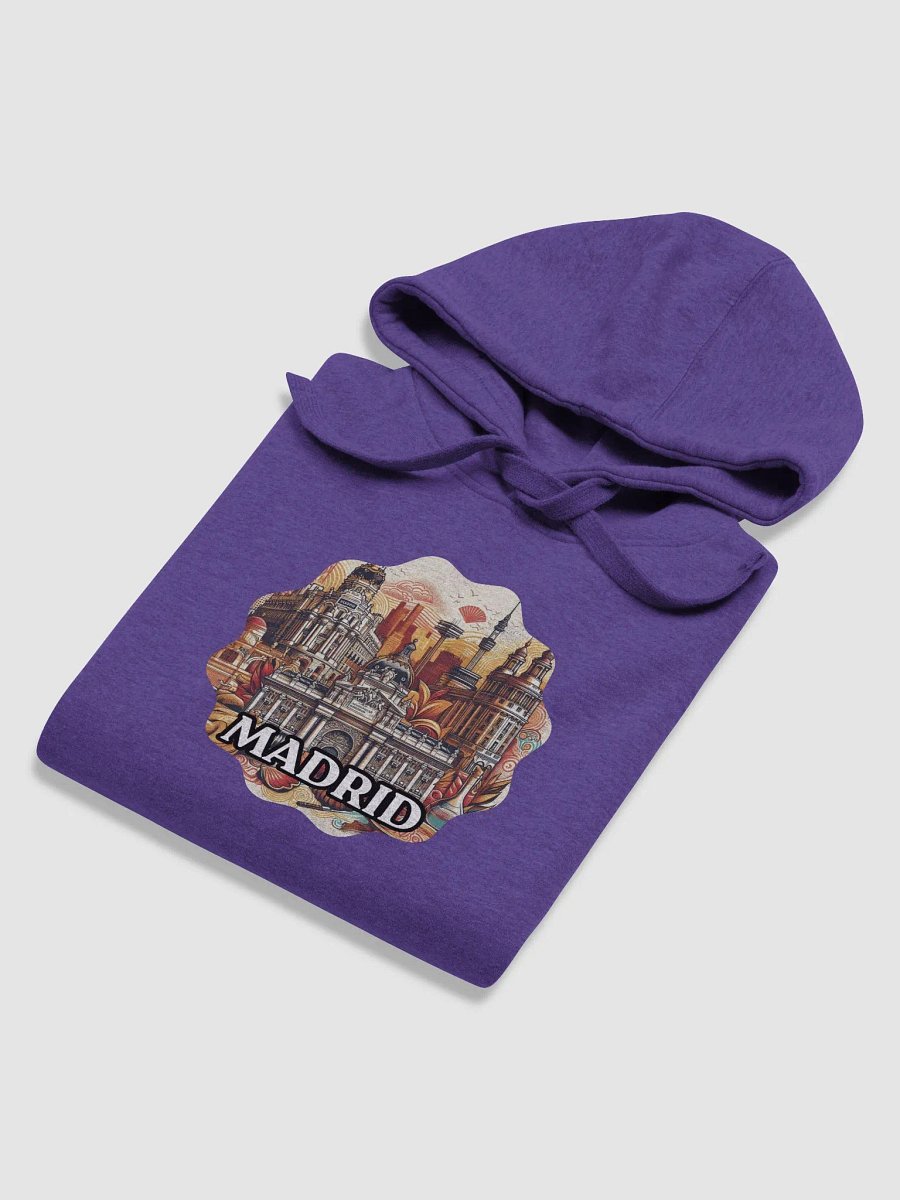 Cotton Heritage Unisex Premium Hoodie | AI design madrid city spain product image (1)
