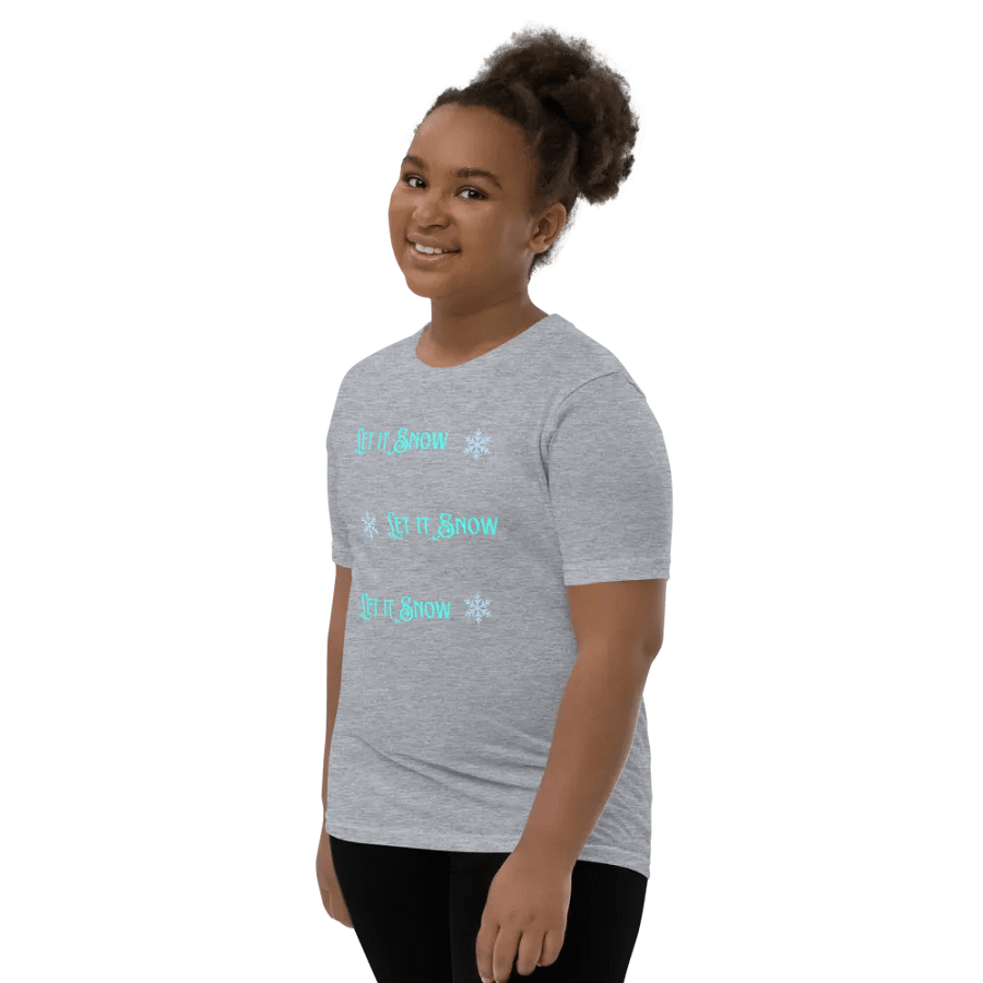 Snowflake Bliss Youth T-Shirt product image (152)